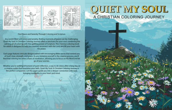 Quiet My Soul: A Christian Coloring Journey